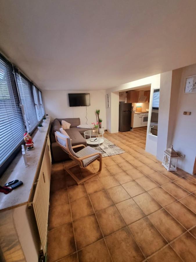 Souterrainwohnung Zentrale Lage In 代特莫尔德 外观 照片